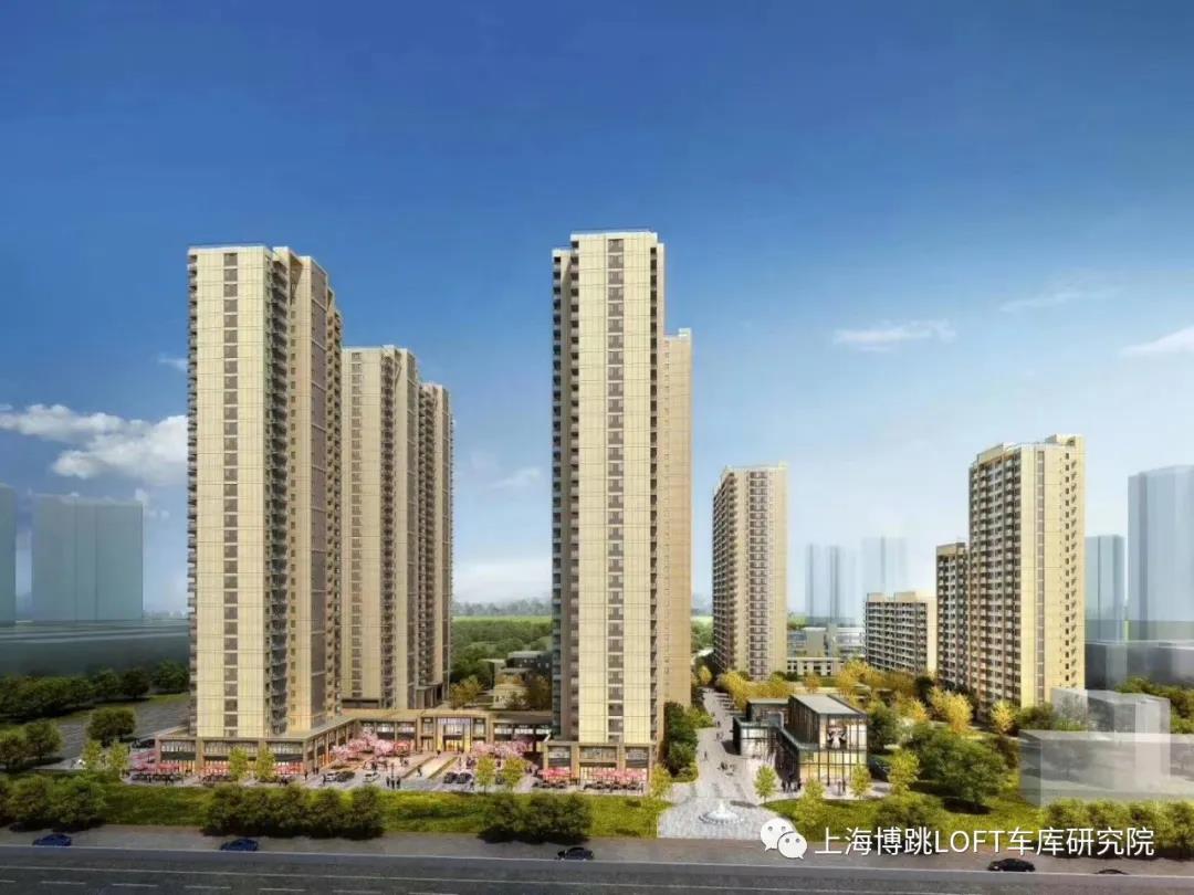 萍乡采用了LOFT车库武汉当代集团春风十里项目现已结构封顶！